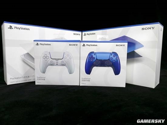 S5主机盖手柄“净彩色系”开箱图赏球王会体育靛似霞 白如玉！索尼P(图3)
