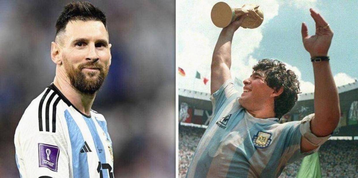 王者阿根廷人用情怀守护马拉多纳的传奇梅西
